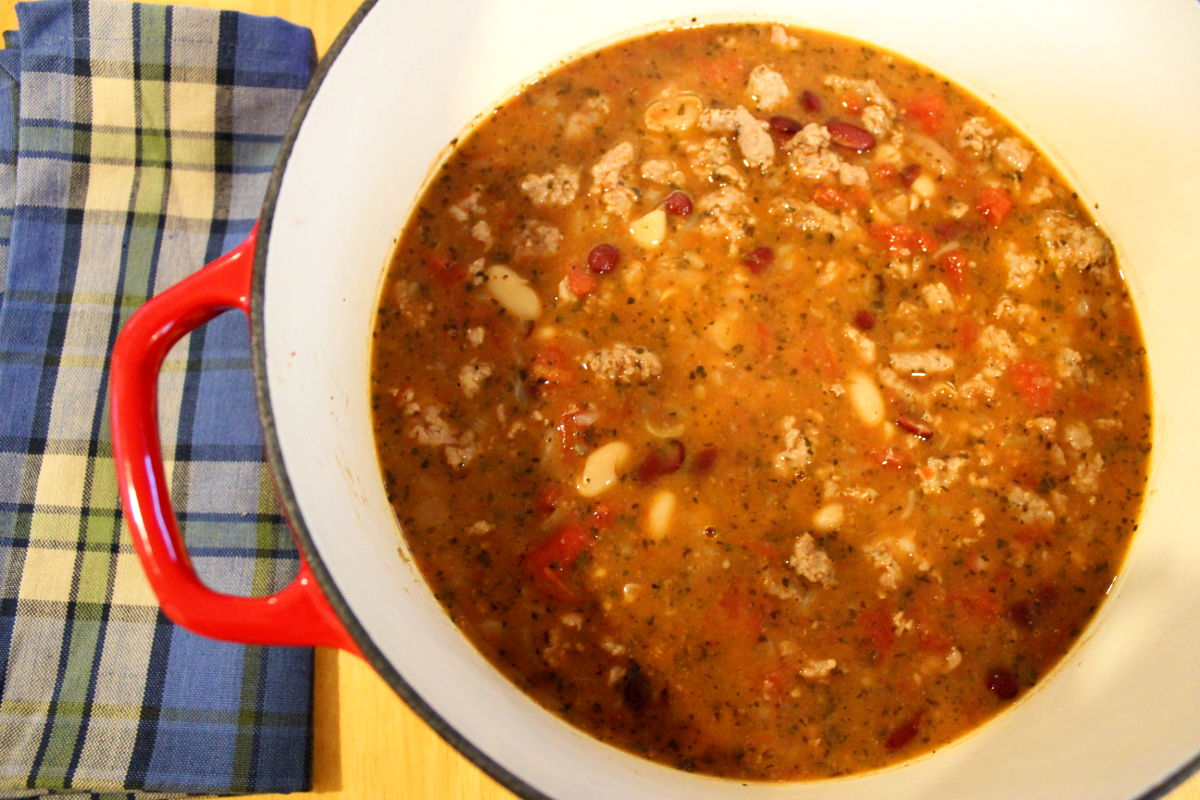 Easy Bean and Sausage Soup