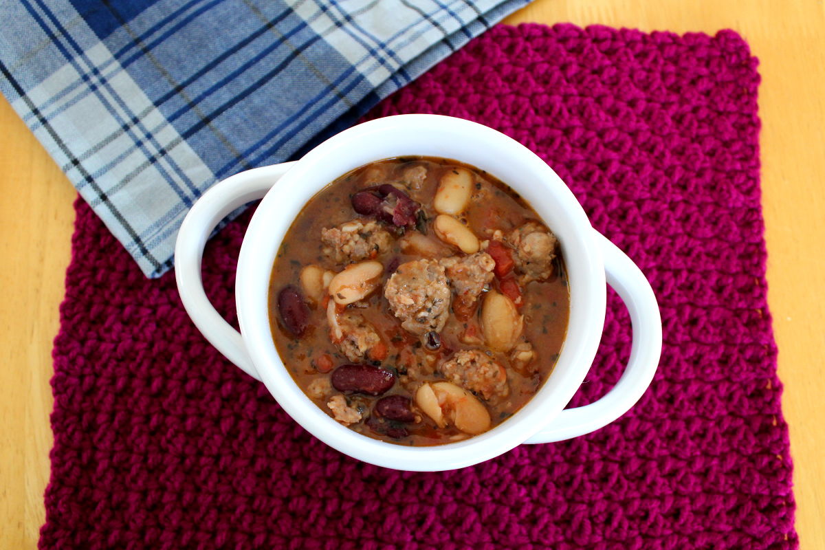 Easy Bean and Sausage Soup