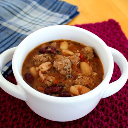 Easy Bean and Sausage Soup