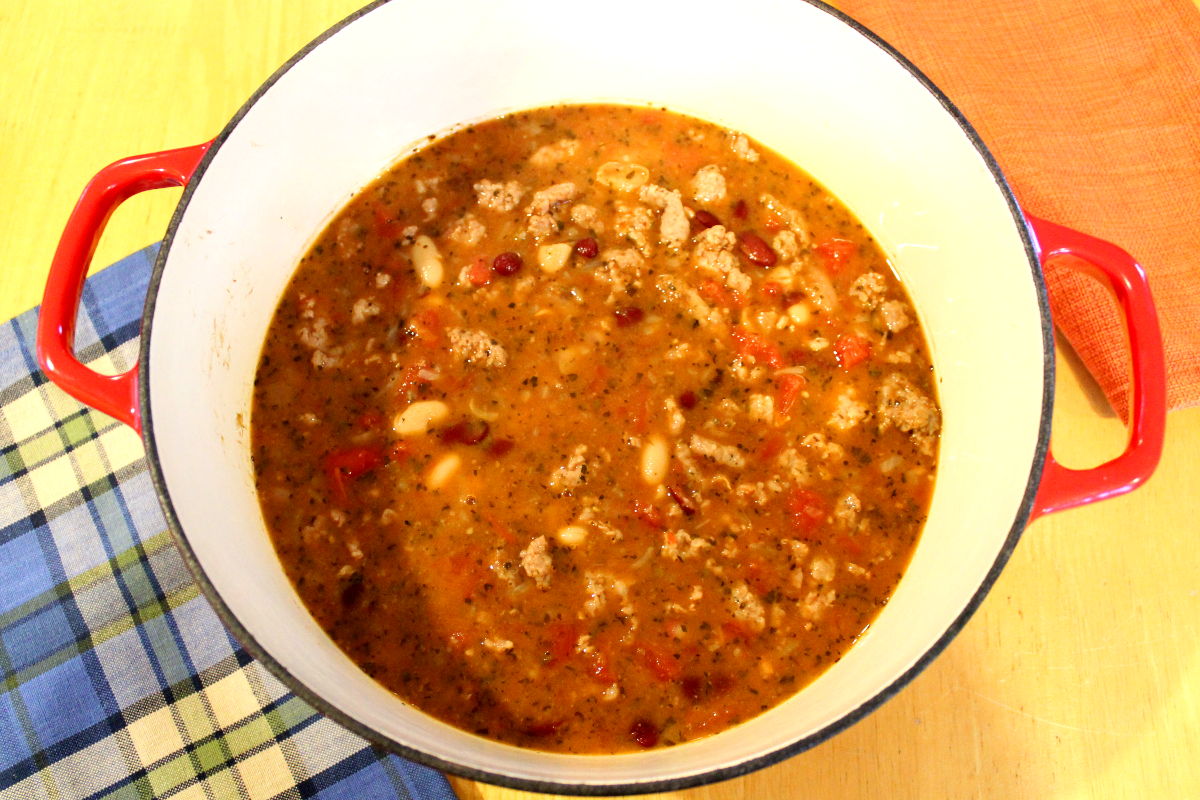 Easy Bean and Sausage Soup