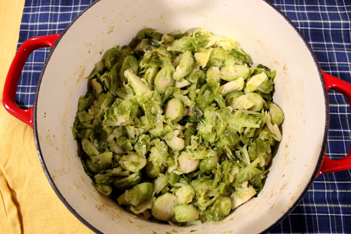 Parmesan and Garlic Brussels Sprouts