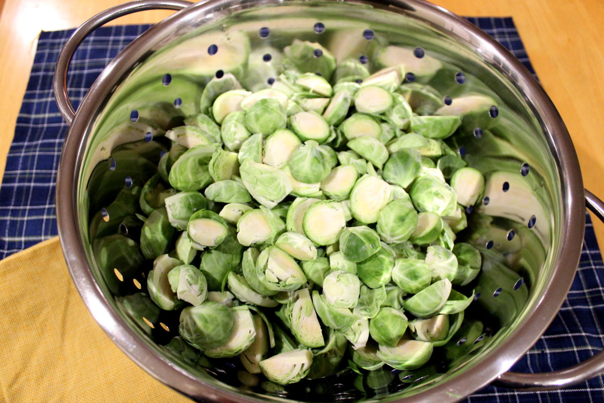 Parmesan and Garlic Brussels Sprouts