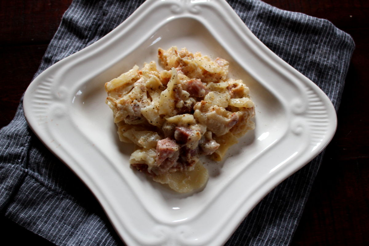 Scalloped Potatoes and Ham