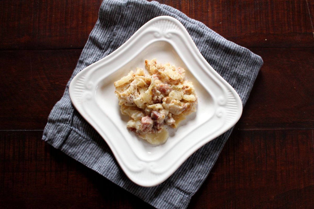 Scalloped Potatoes and Ham