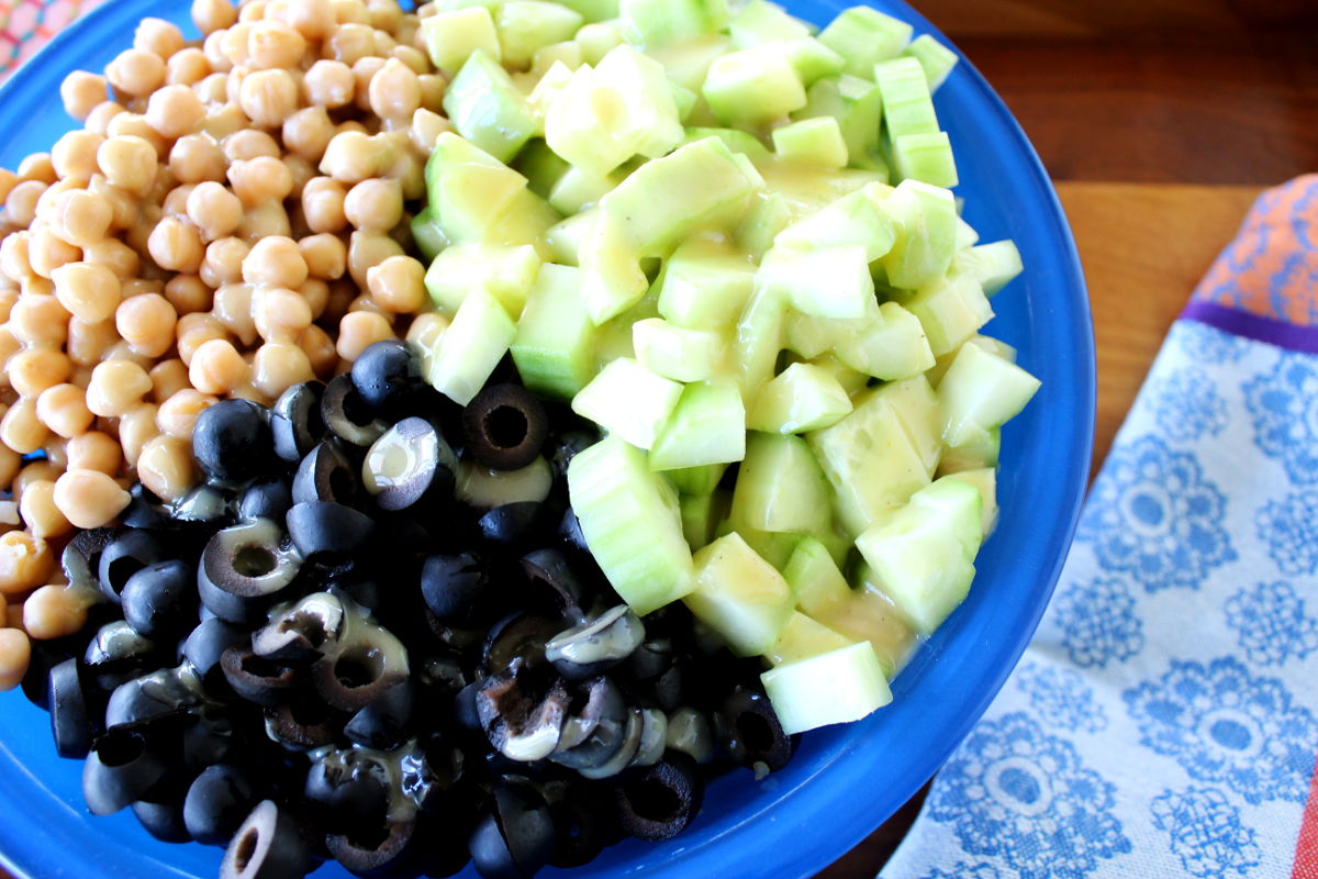 Tahini Cucumber Quinoa Salad