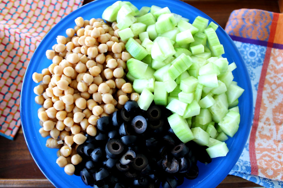 Tahini Cucumber Quinoa Salad