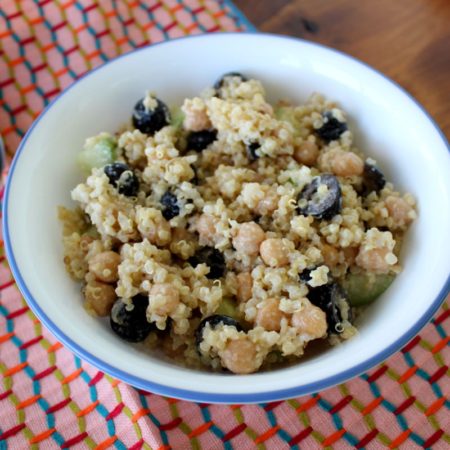 Tahini Cucumber Quinoa Salad