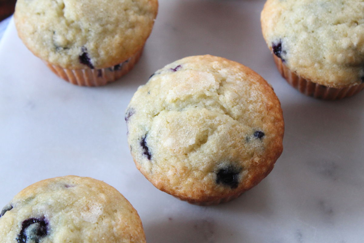 Blueberry Cream Muffins