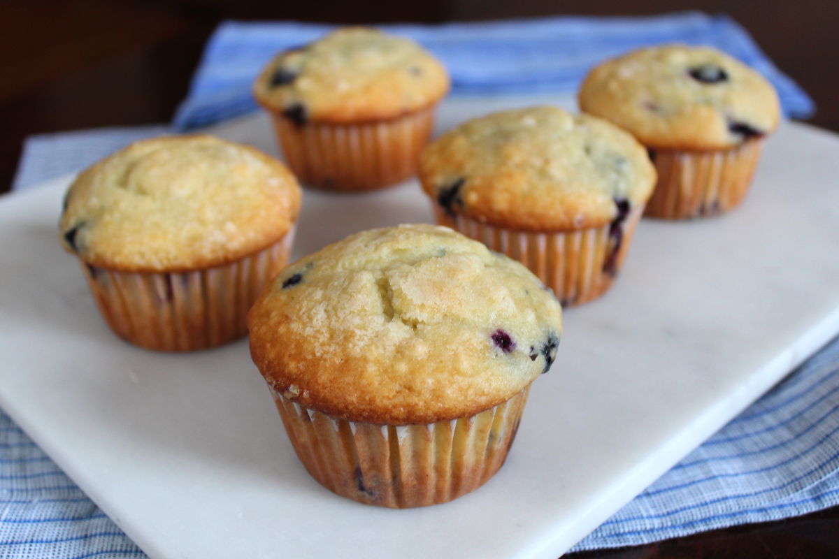 Blueberry Cream Muffins