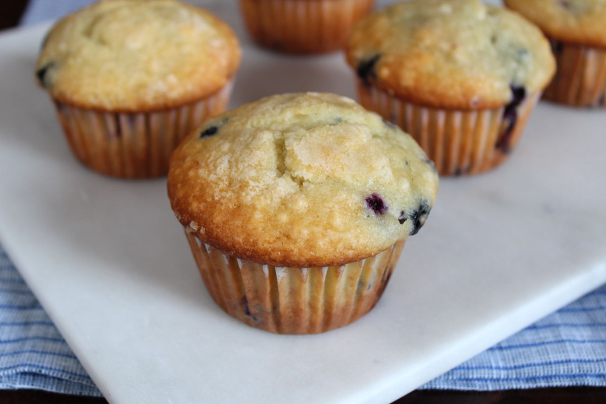 Blueberry Cream Muffins