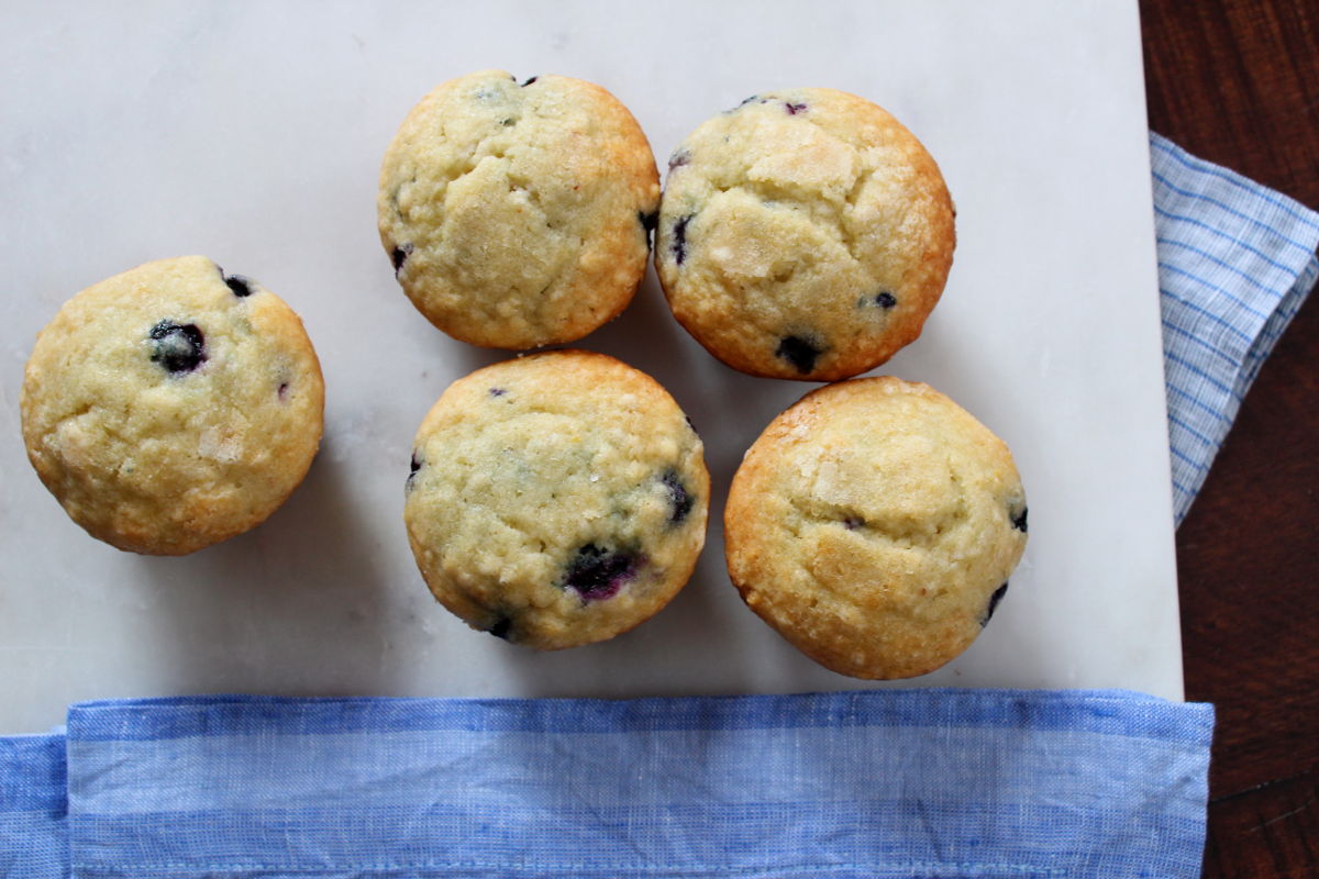 Blueberry Cream Muffins