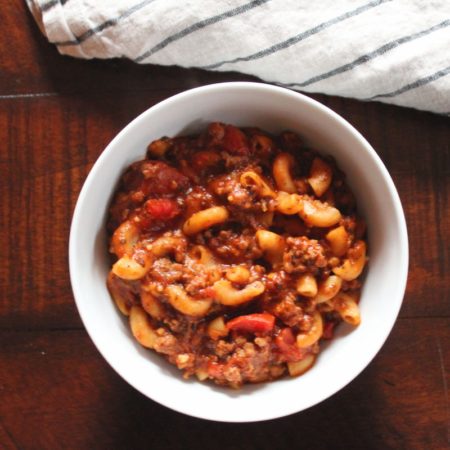 One Pot Savory Goulash