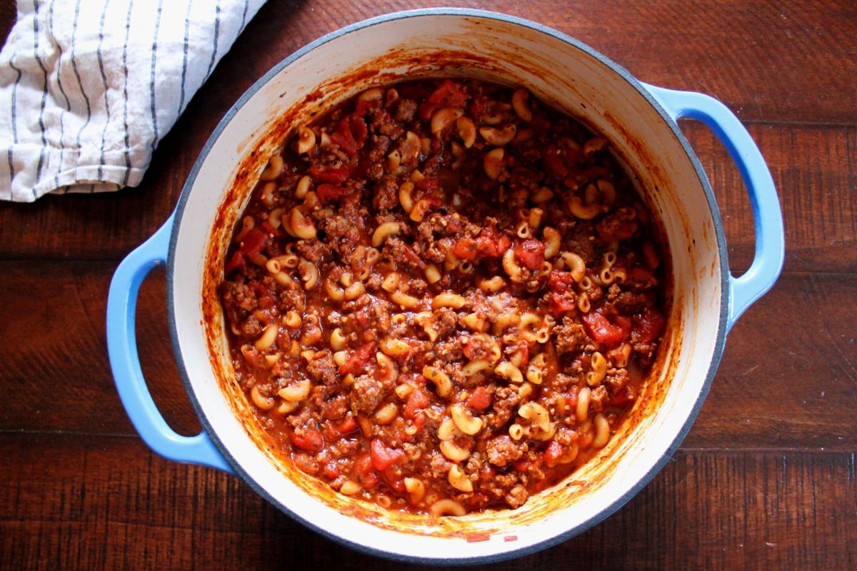 One Pot Savory Goulash