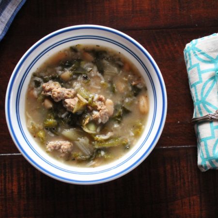 Tuscan Escarole and Sausage Soup