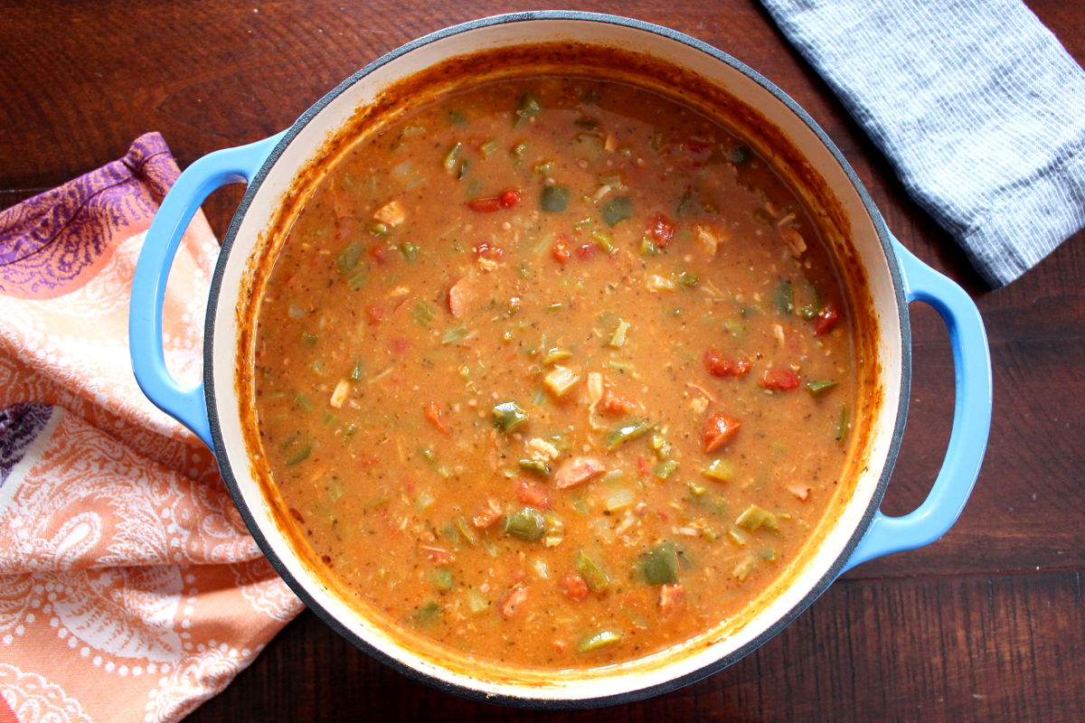 Chicken and Sausage Gumbo – Recipes from Kate