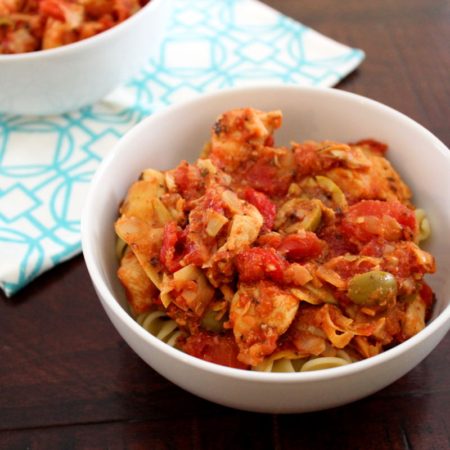 Mediterranean Chicken with Artichokes and Peppers