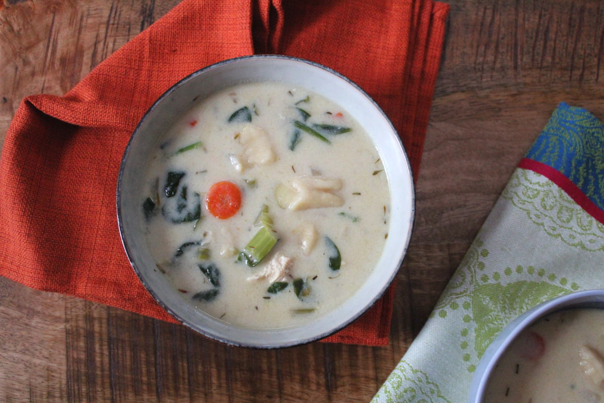 Creamy Chicken and Gnocchi Soup