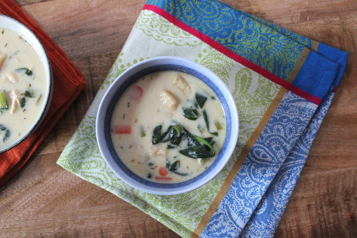 Creamy Chicken and Gnocchi Soup