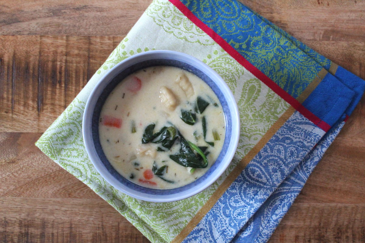 Creamy Chicken and Gnocchi Soup