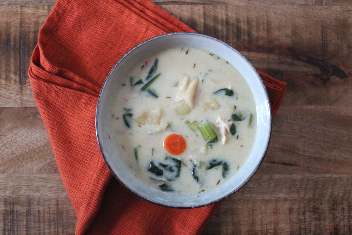 Creamy Chicken and Gnocchi Soup