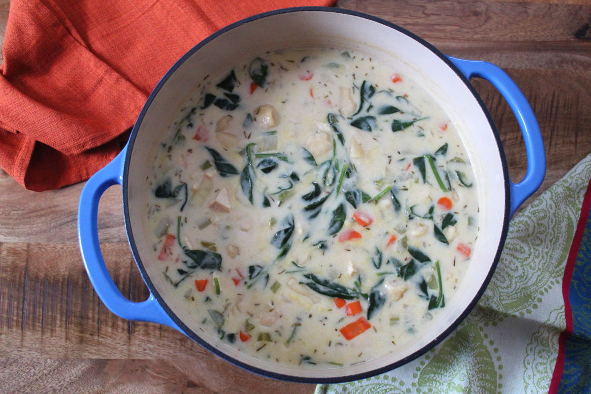 Creamy Chicken and Gnocchi Soup